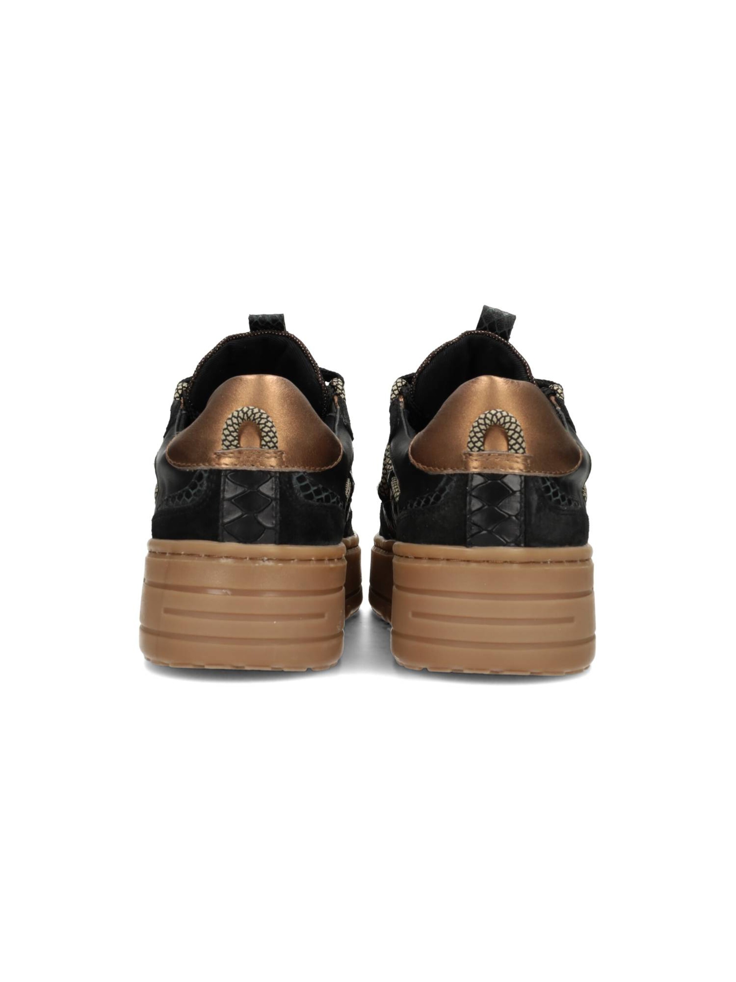 PS Poelman Sneakers laag 'ANEMONE' in Zwart