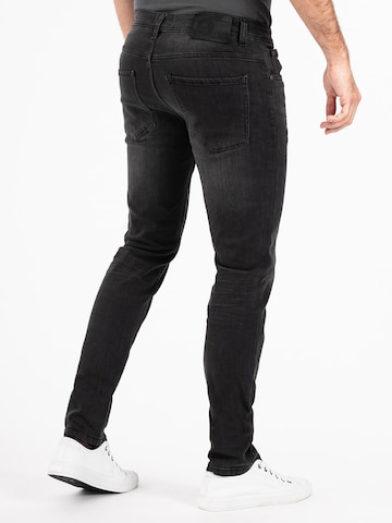 Coupe slim Jean 'Mailand' Peak Time en gris