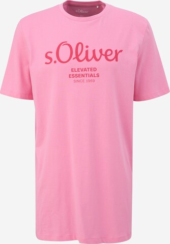 s.Oliver Red Label Big & Tall T-Shirt in Pink: predná strana