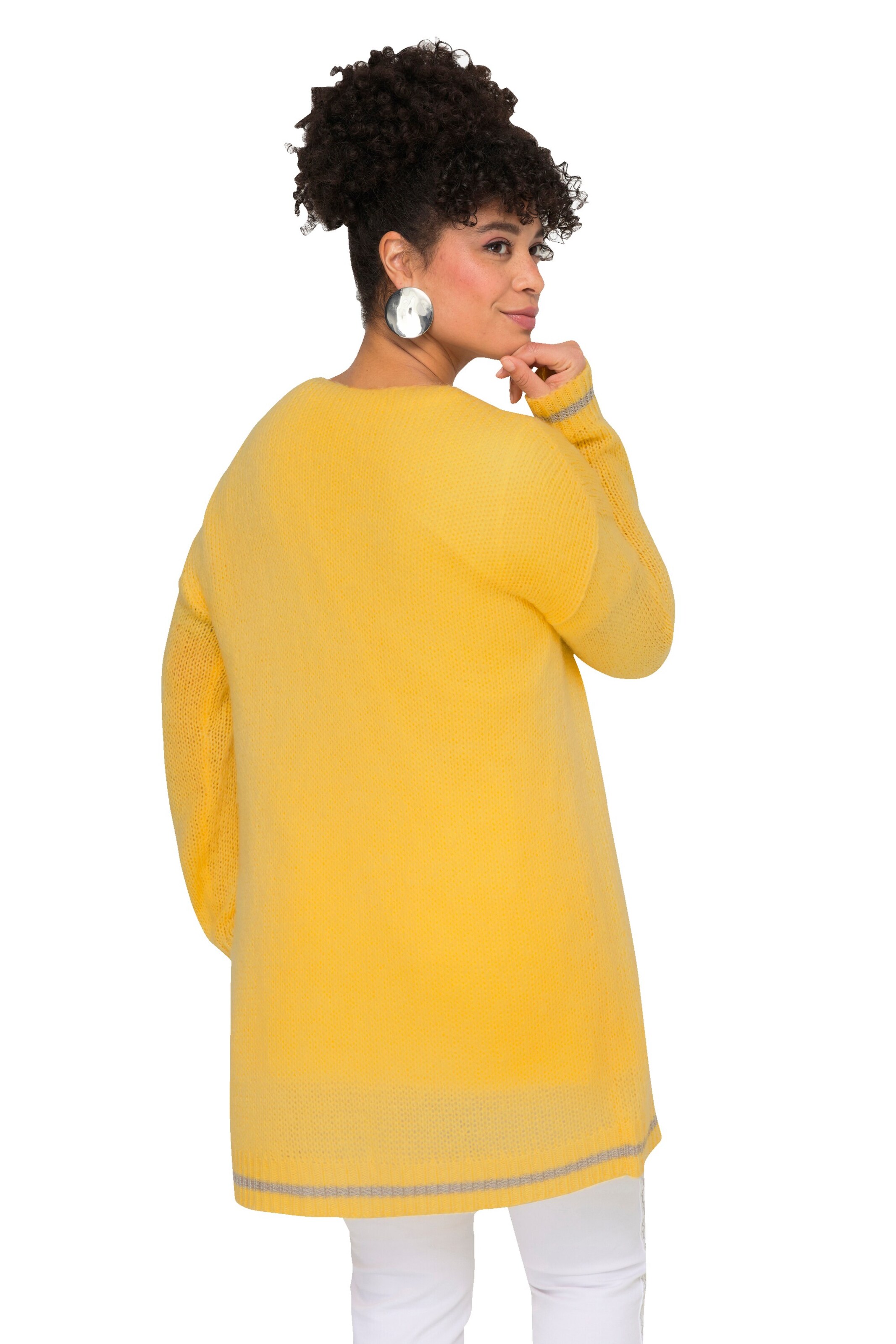 MIAMODA Strickjacke in Gelb