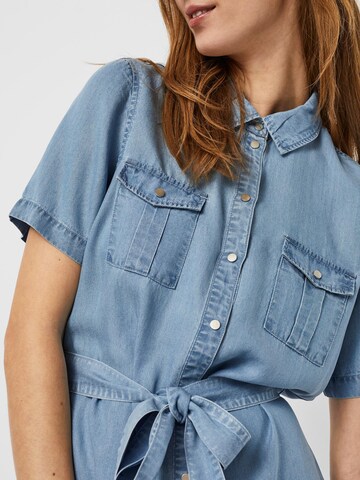 VERO MODA Blousejurk 'Silija' in Blauw