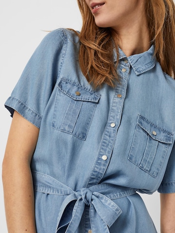 VERO MODA Shirt dress 'Silija' in Blue