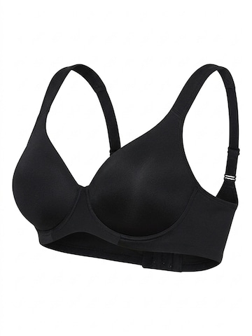 Spiman T-shirt Bra '393' in Black: front