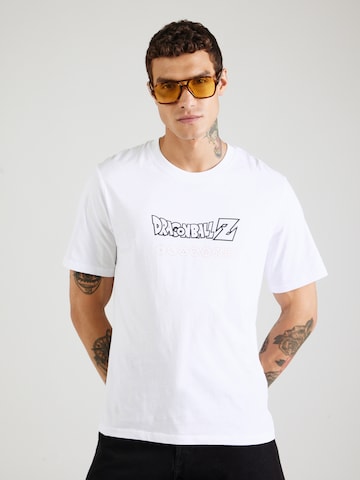 T-Shirt 'JORDRAGON' JACK & JONES en blanc : devant