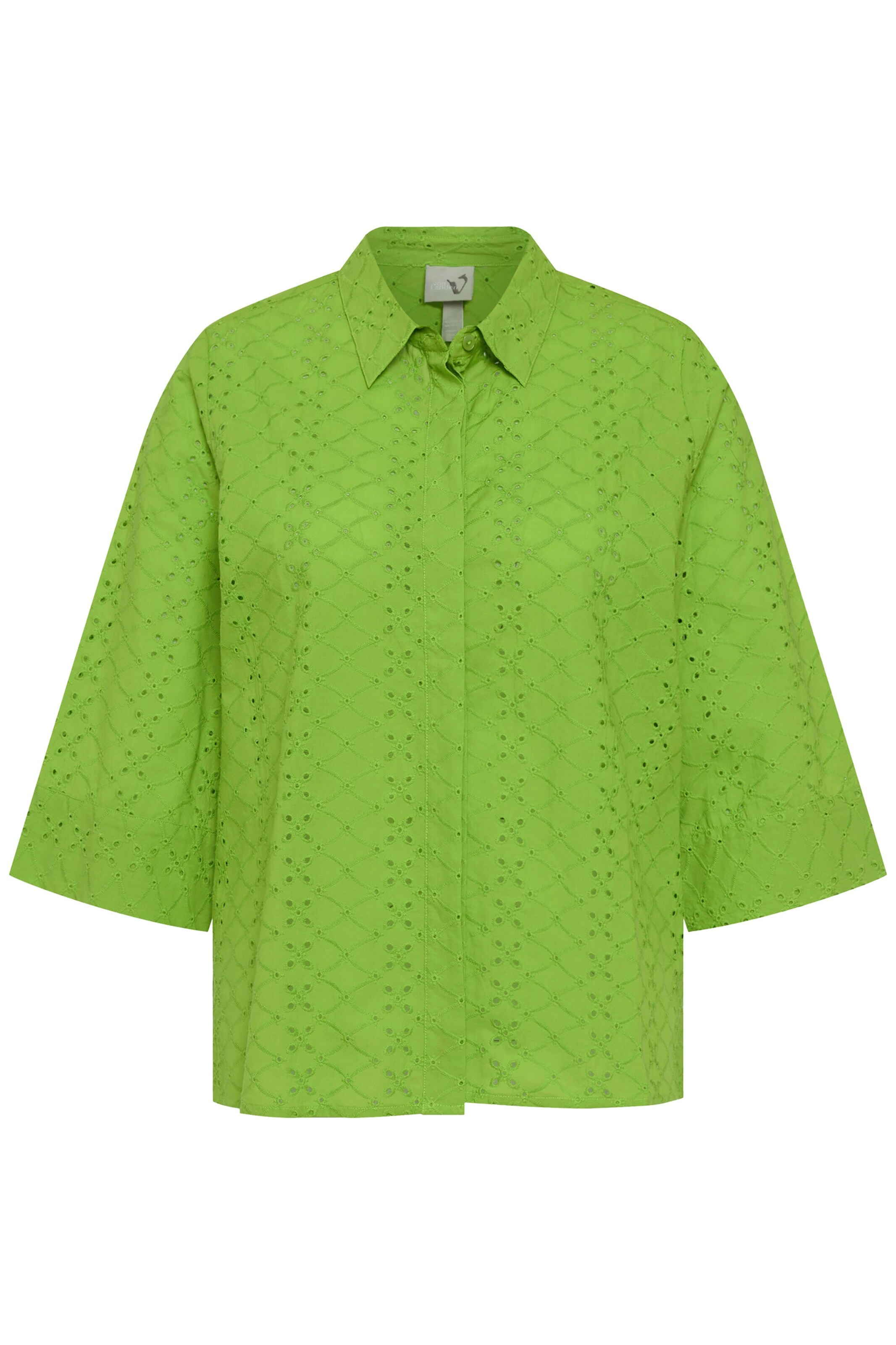 Ulla Popken Bluse in Grün: Vorderseite