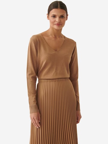 TATUUM Pullover 'Tessa' in Beige: predná strana