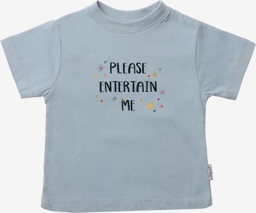 LILIPUT Shirt 'Please entertain me' in Blue