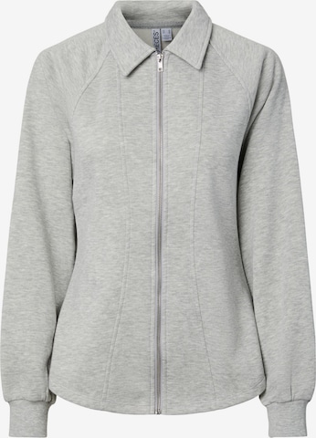 PIECES - Sudadera con cremallera 'PCFilucca' en gris: frente
