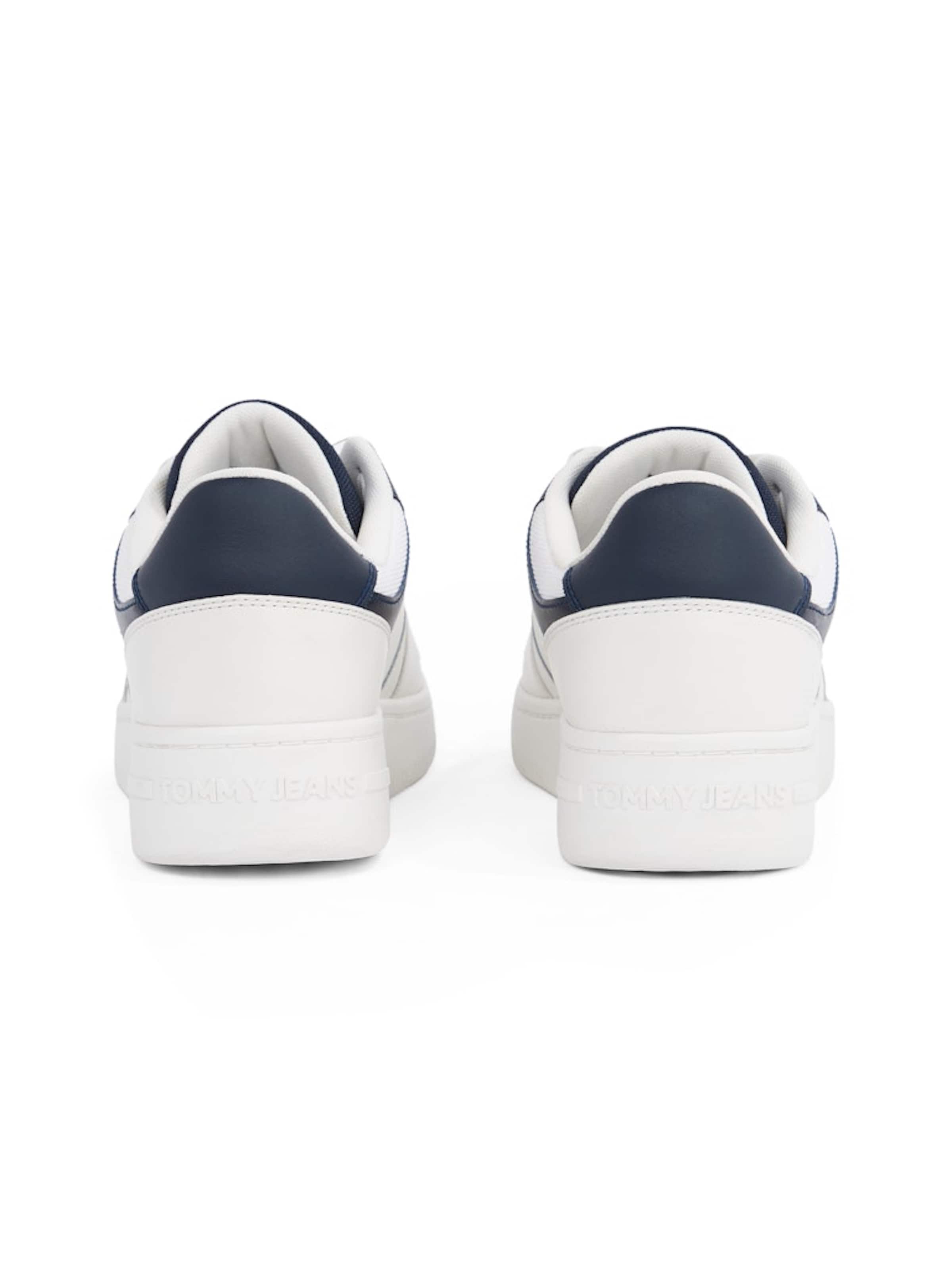 Tommy Jeans Matalavartiset tennarit 'RETRO BASKET ESS' värissä sininen