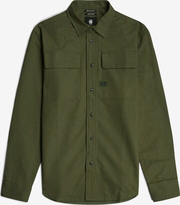 G-STAR Button Up Shirt in Green: front