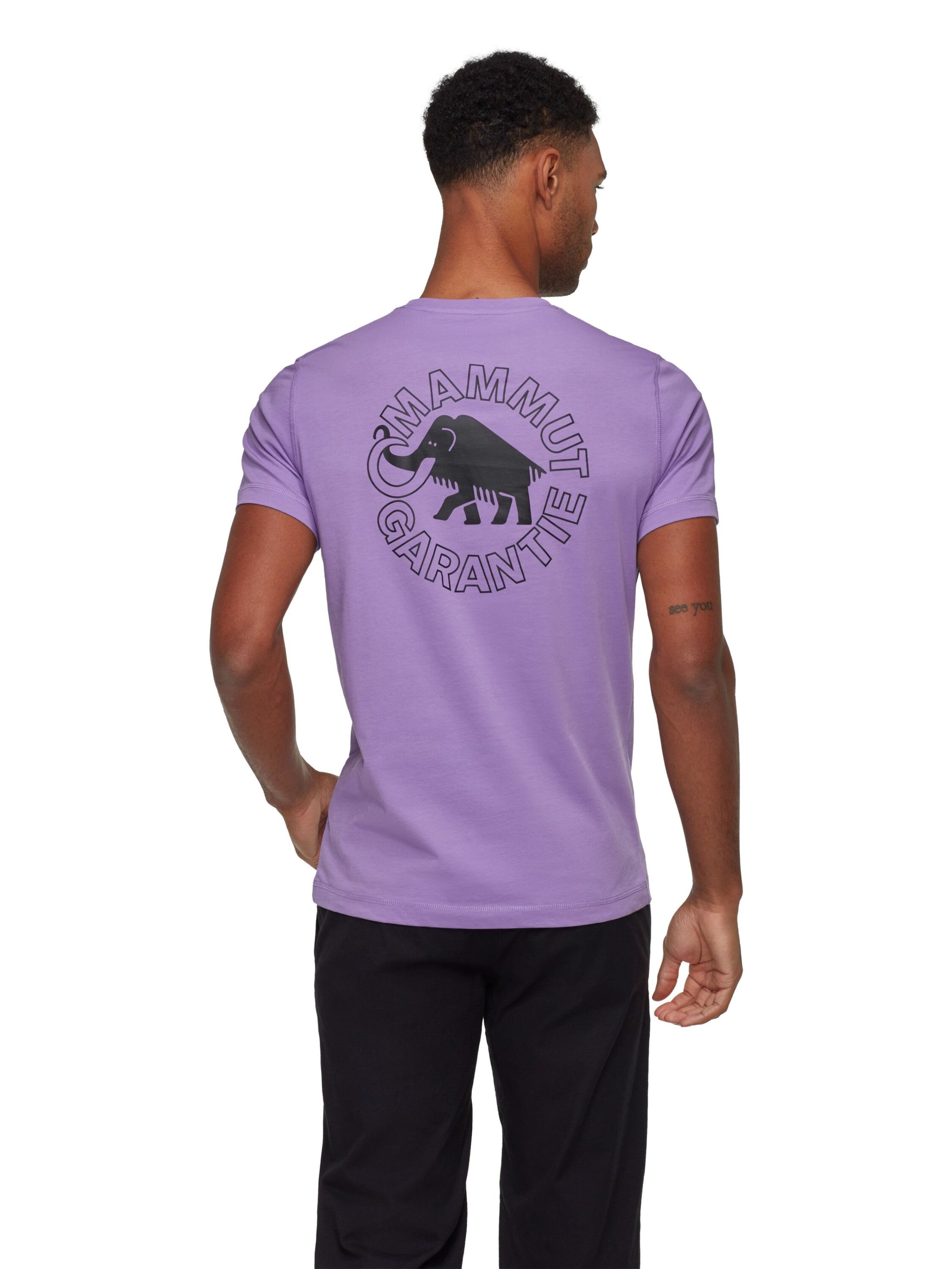 MAMMUT Shirt in Purple: front