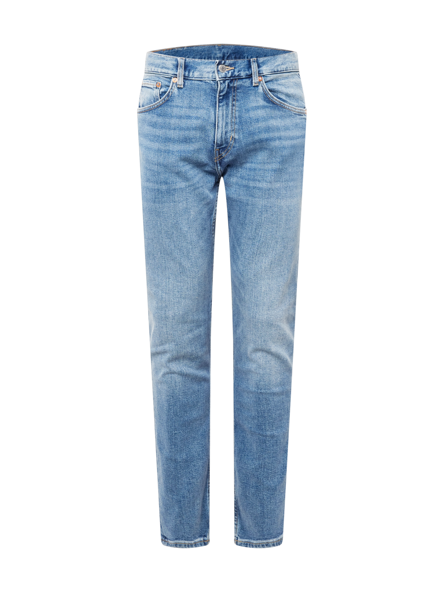Spodnie & jeansy Odzież WEEKDAY Jeansy Easy Poppy w kolorze Niebieskim 