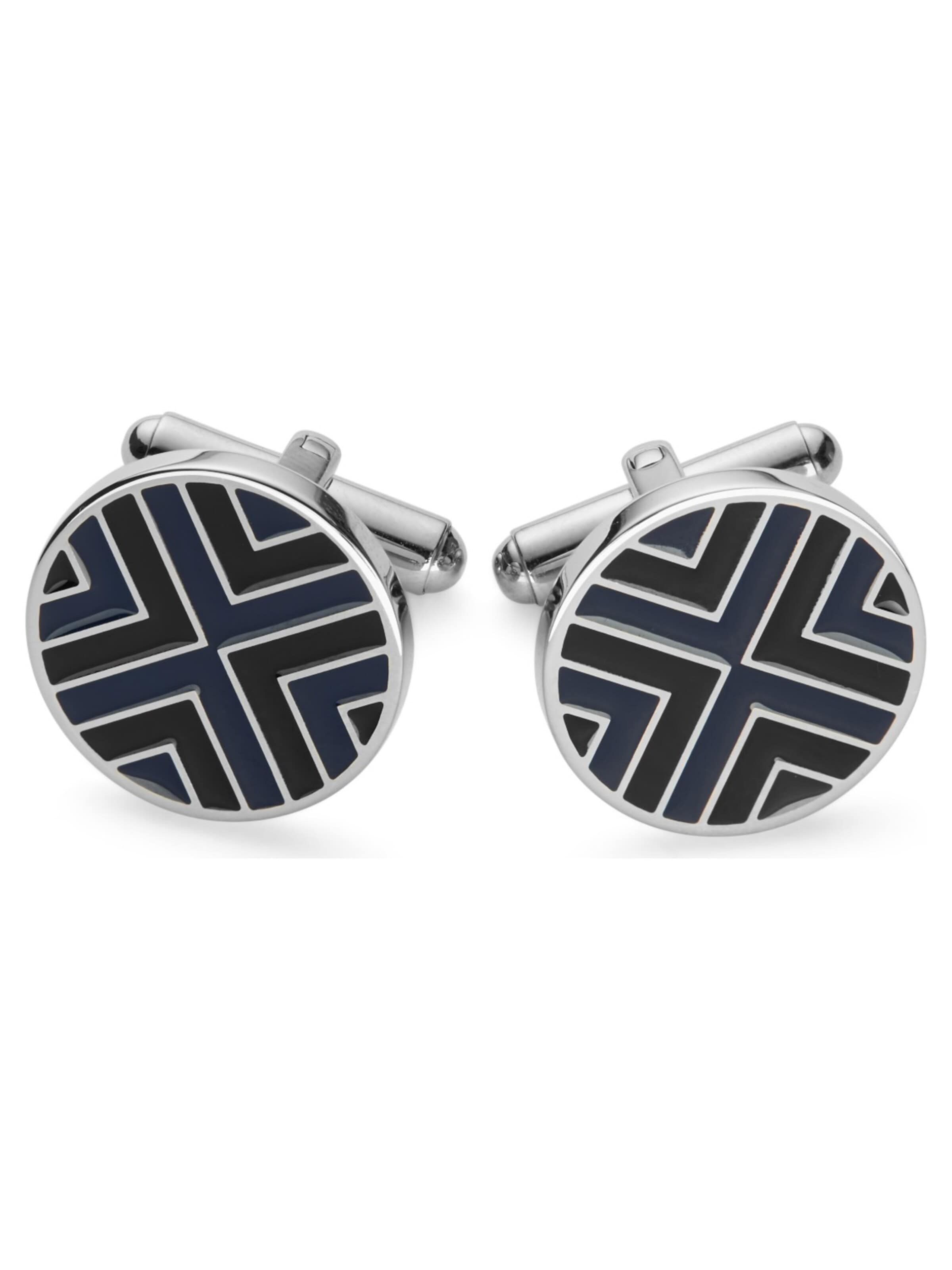 Bohemian Revolt Cufflinks 'Madrid' in Blue: front
