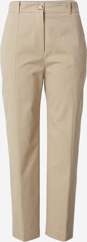 Pantalon 'Tecarino1' BOSS en beige : devant