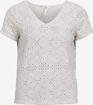 OBJECT Тениска 'FEODORA' в бяло: отпред