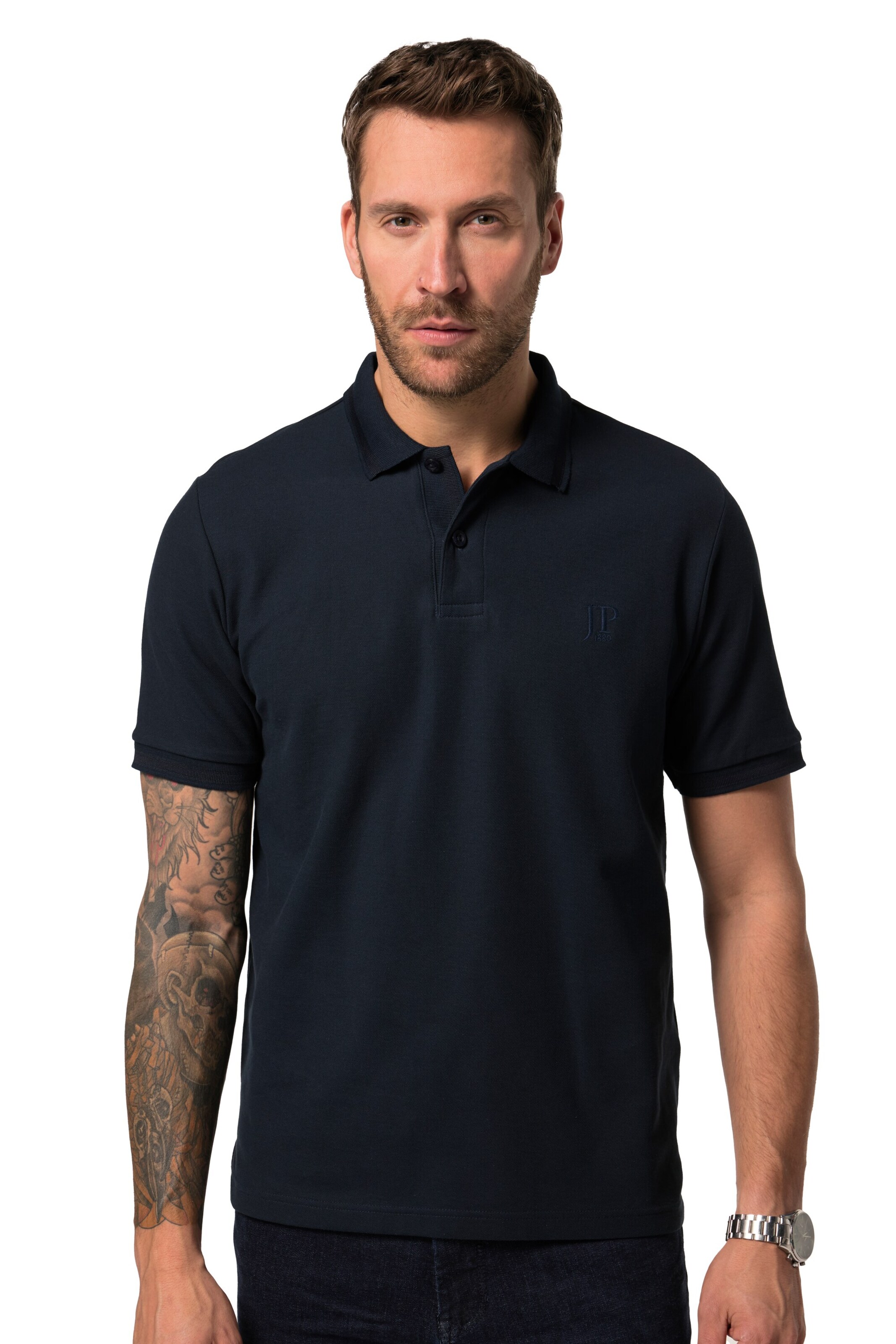 JP1880 Shirt in Blauw: voorkant