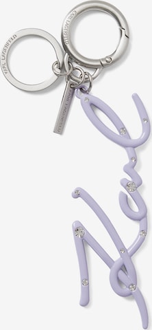 Karl LagerfeldPrivjesak za ključeve - ljubičasta boja: prednji dio