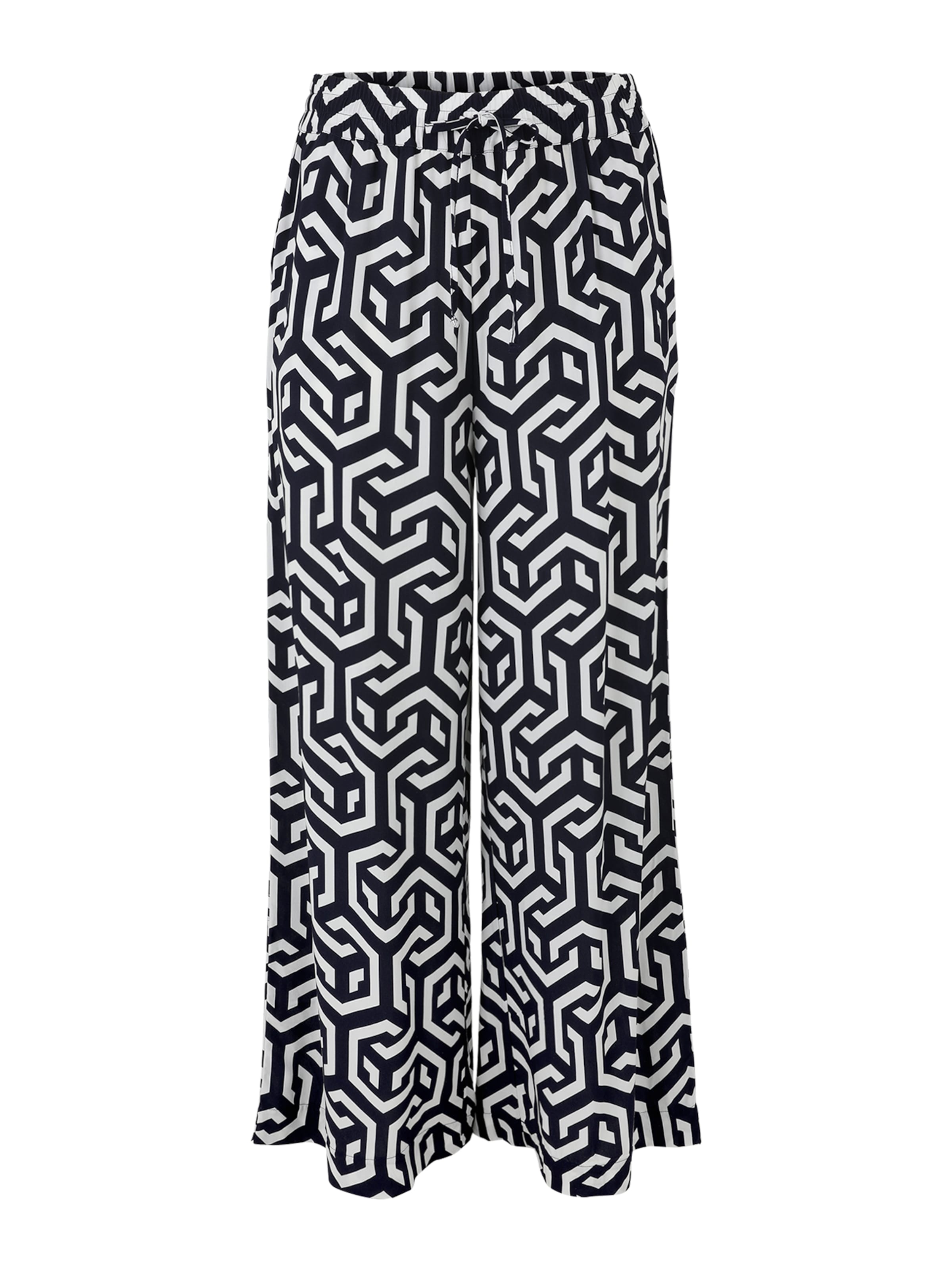 Guido Maria Kretschmer CurvyWide Leg/ Široke nogavice Hlače 'Hellen' - plava boja: prednji dio