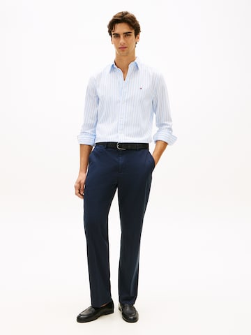 TOMMY HILFIGER Средняя посадка Рубашка 'FLEX' в Синий