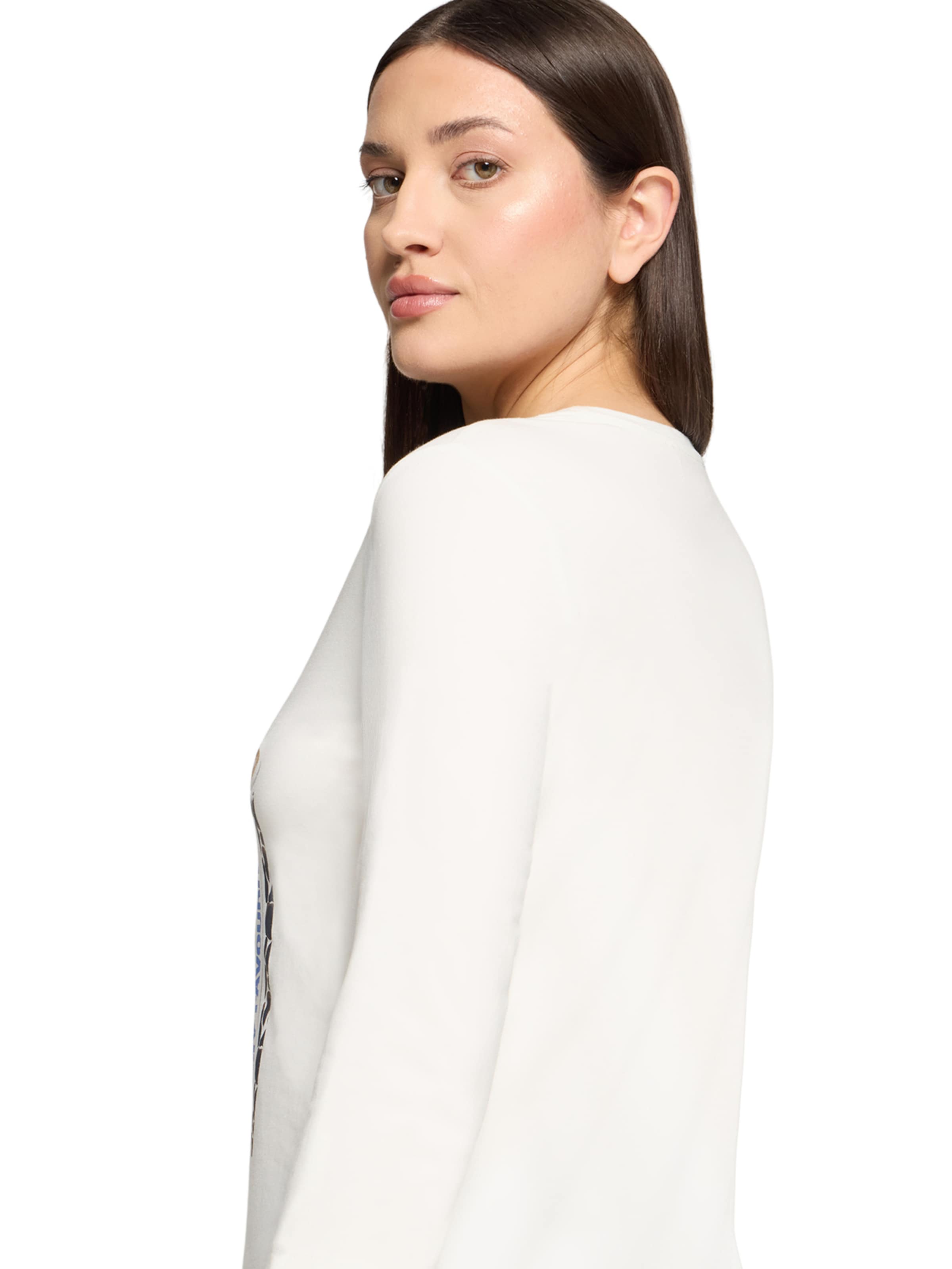 Betty Barclay Basic Shirt mit Aufdruck in Beige