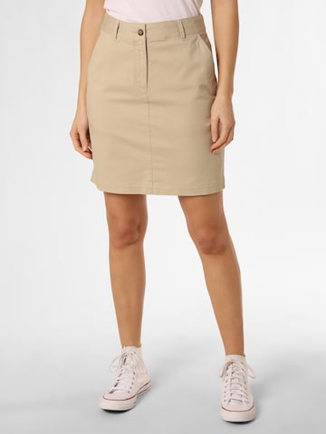 GANT Rok in Beige: voorkant