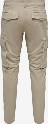 Only & Sons regular Cargobukser 'Next' i beige