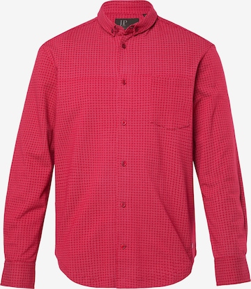 JP1880 Regular fit Overhemd in Rood: voorkant