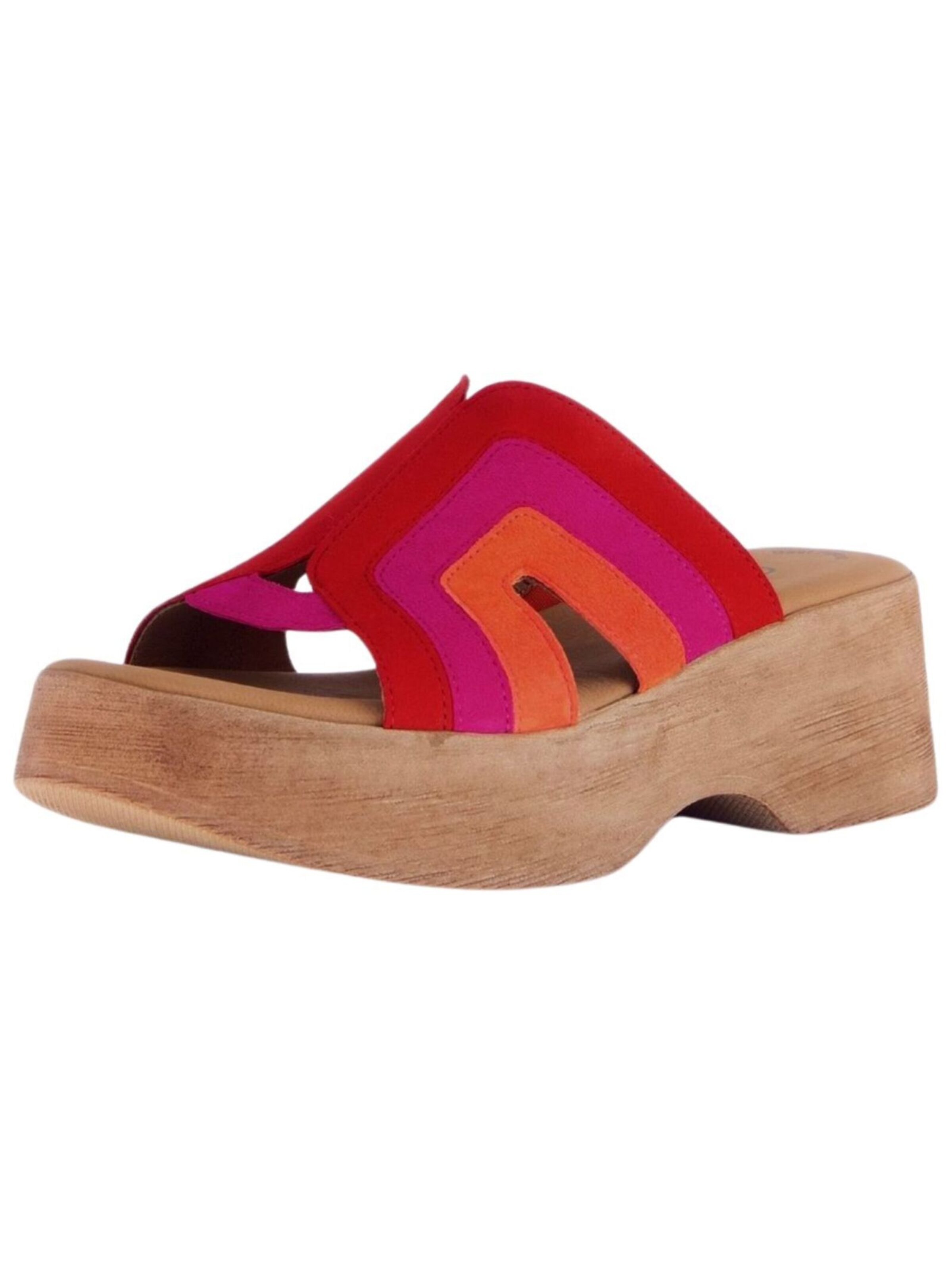 Clogs di GABOR in rosso: frontale