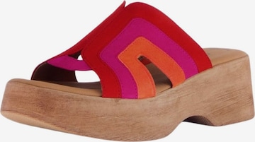 GABOR Clogs in Red: front