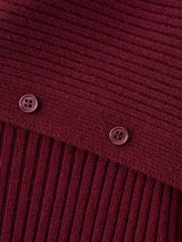 MANGO Плетена жилетка 'ALMANSA' в червено