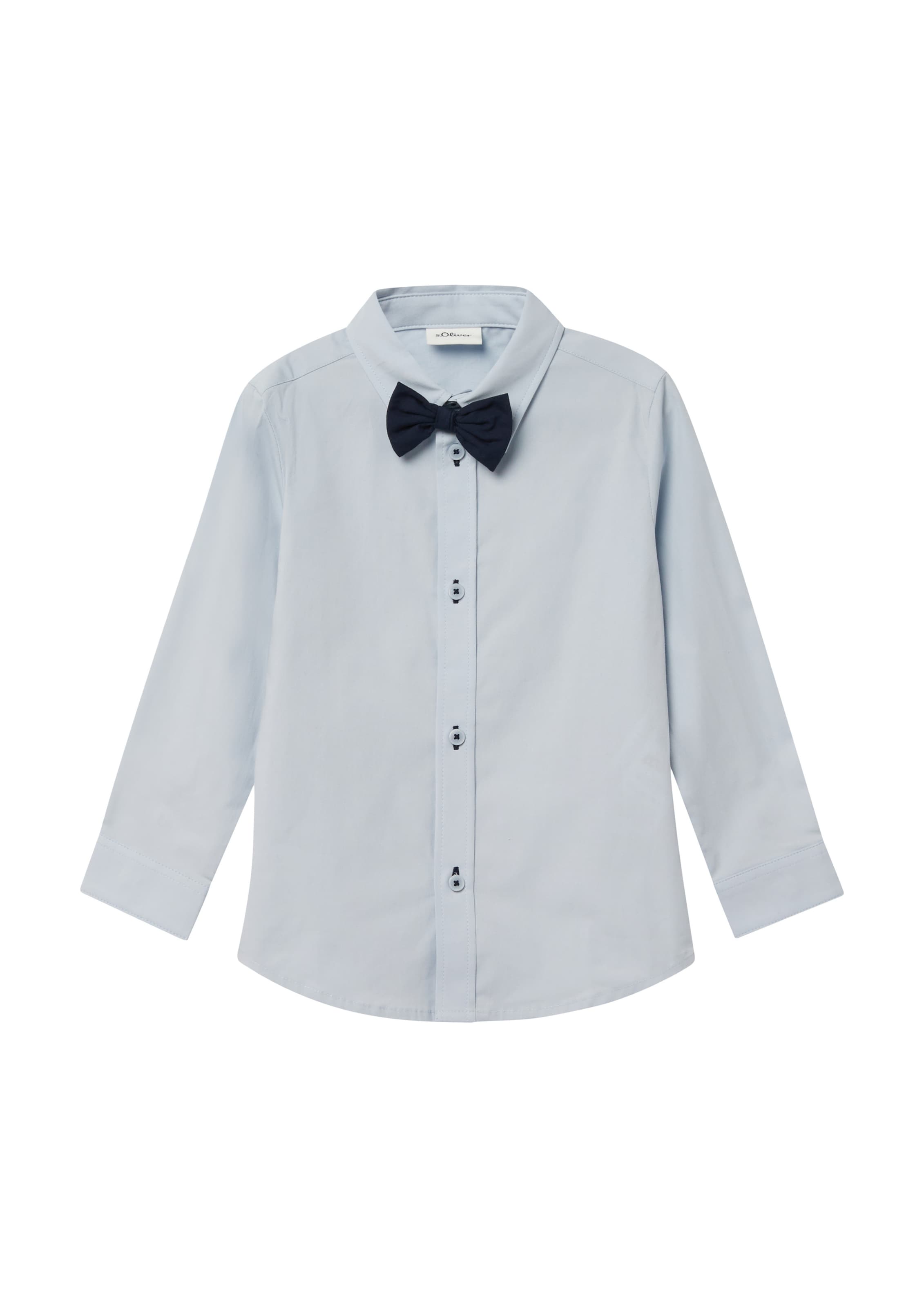s.Oliver Regular Fit Hemd in Blau: Vorderseite