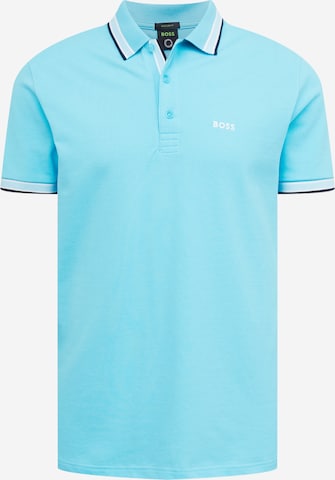 BOSS Green Koszulka 'Paddy' w kolorze niebieski: przód