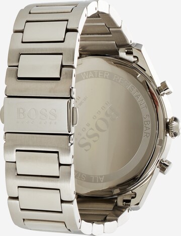 BOSS Black Analoog horloge 'Pioneer' in Zilver