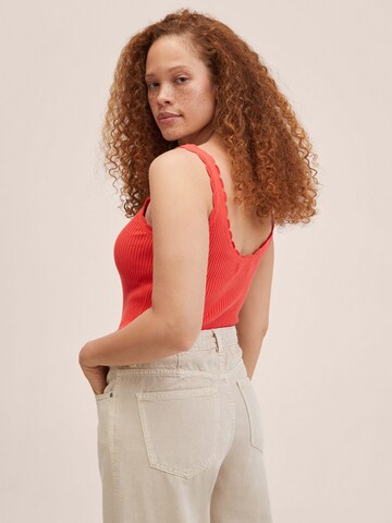 MANGO Top 'CROCHY' in Rot