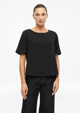 s.Oliver Blouse in Zwart: voorkant