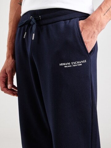 Tapered Pantaloni de la ARMANI EXCHANGE pe albastru