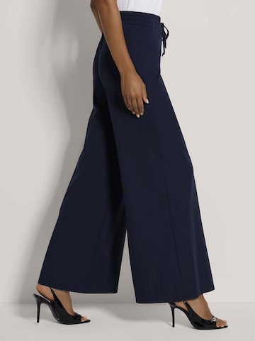 Wide Leg Pantalon MADELEINE en bleu