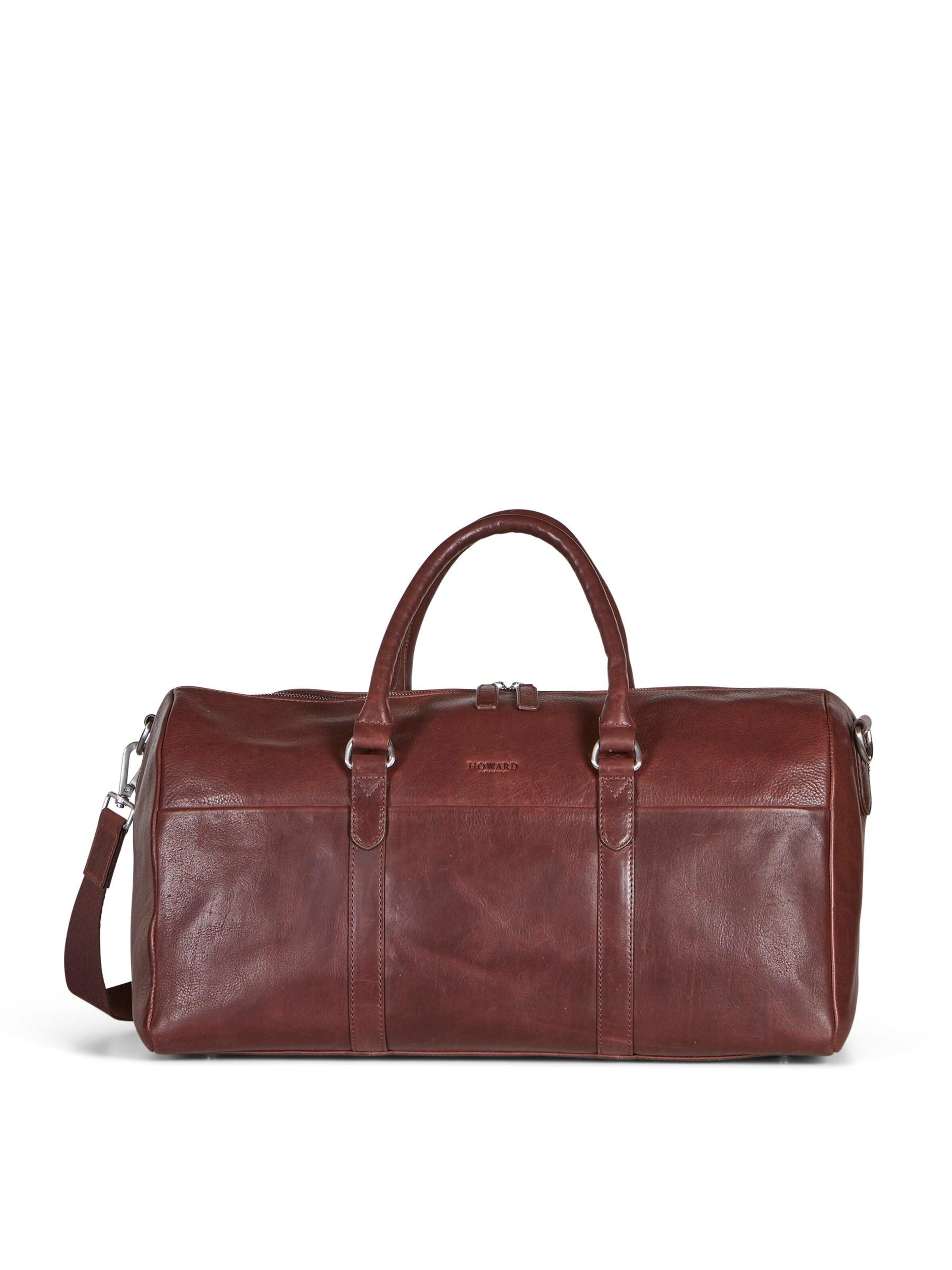 Borsa weekend di Howard London in marrone: frontale