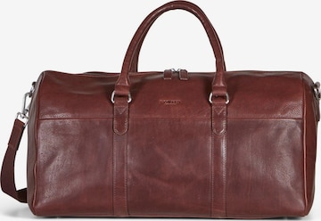 Borsa weekend 'Weekend Bag Victor Brown' di Howard London in marrone: frontale