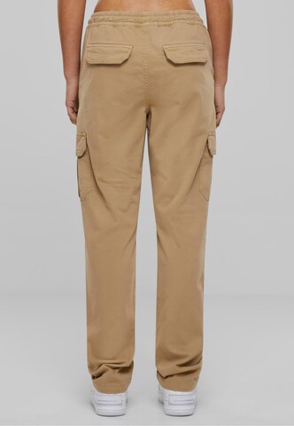 Urban Classics Regular Cargohose in Beige