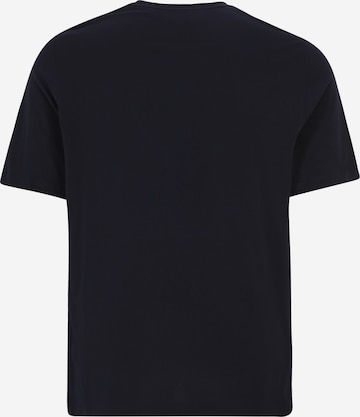 Tommy Hilfiger Big & Tall T-Shirt 'VARSITY' in Schwarz