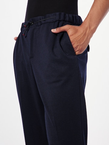 SCOTCH & SODA Tapered Trousers with creases 'Finch' in Blue