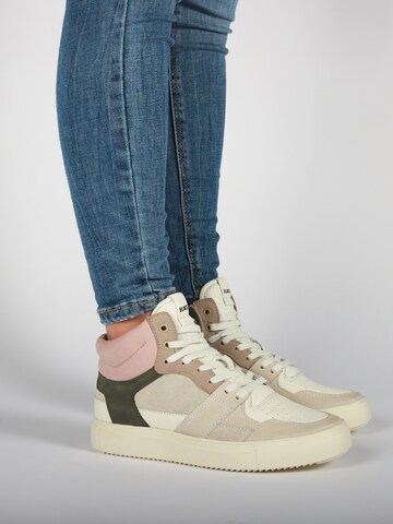 Sneaker alta 'KEYLA' di BLACKSTONE in beige