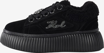 Karl LagerfeldNiske tenisice - crna boja: prednji dio