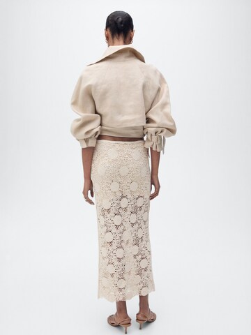 MANGO Rock 'Setenta' in Beige