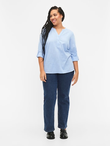 Zizzi Blouse 'CANANNA' in Blue