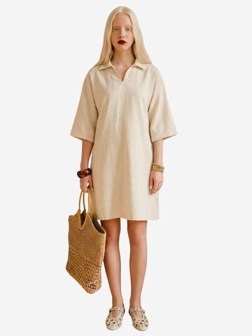 My fashion Dress in Beige: front