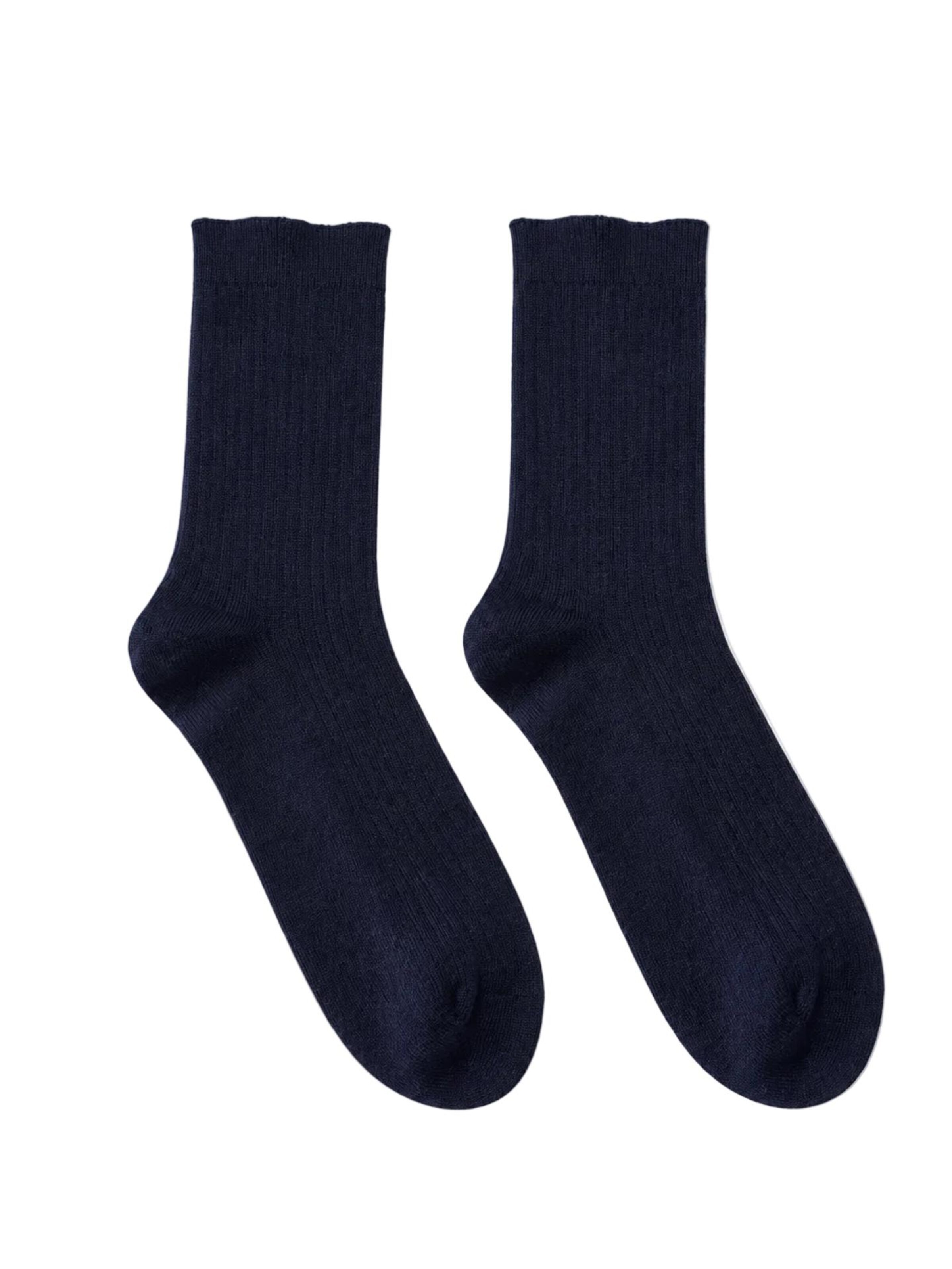 GOBI Cashmere Sockor i svart: framsida