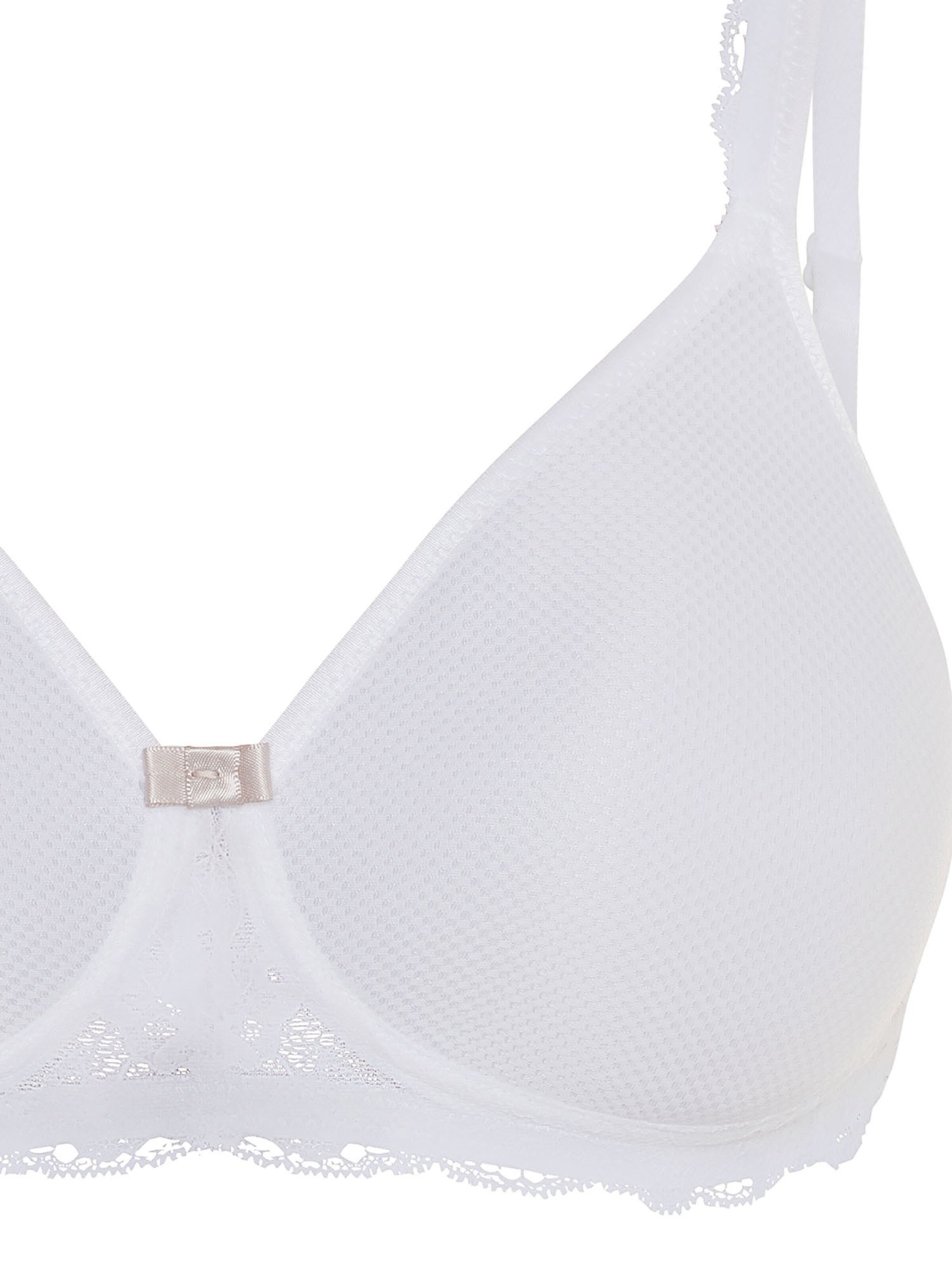 SUSA T-shirt Bra 'Porto' in White