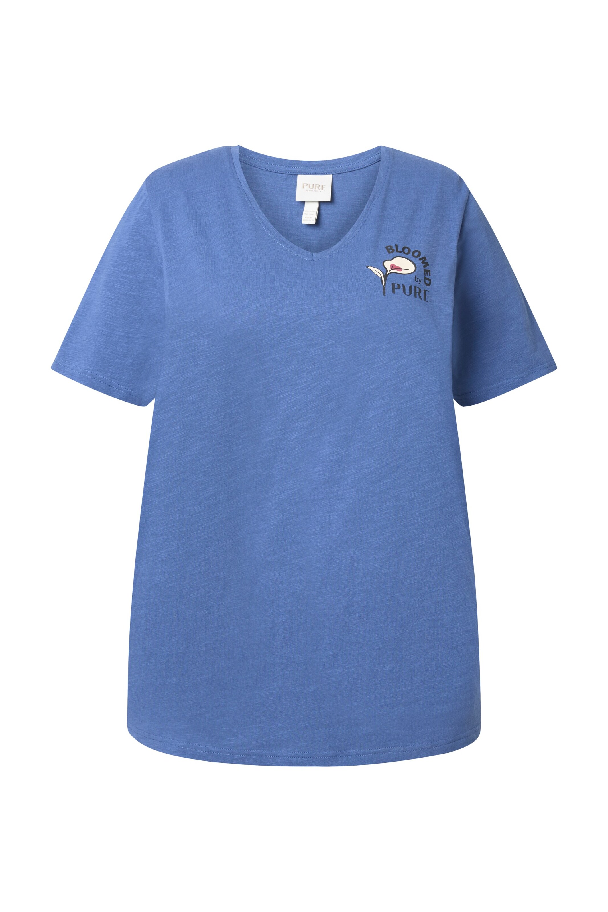 Ulla Popken Shirt in Blauw: voorkant